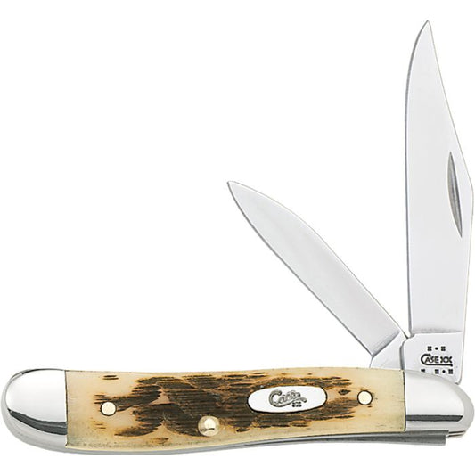 Peanut Amber Bone Brand : Case Cutlery Item Number: CA045