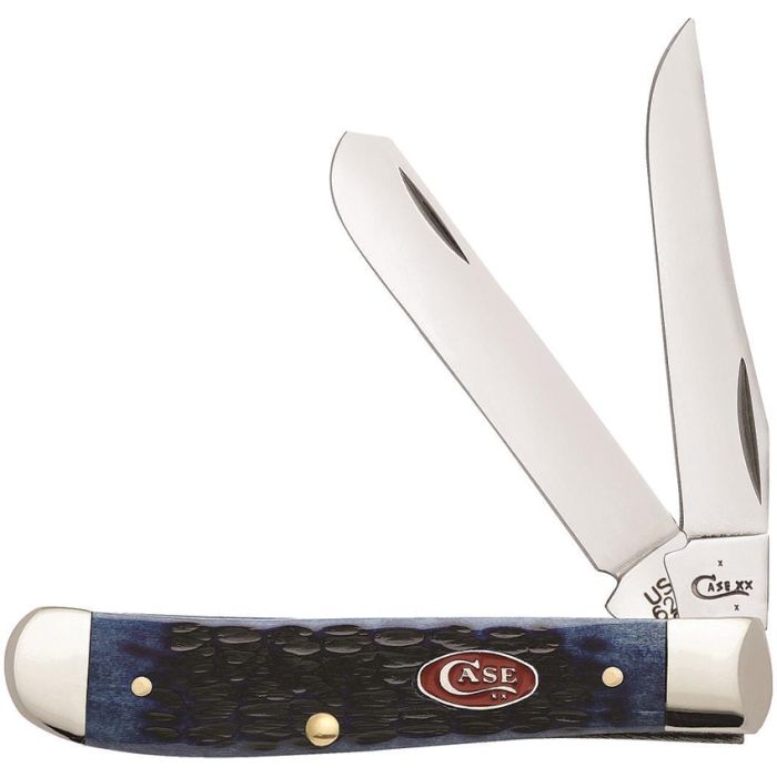 Red Shield Mini Trapper Navy Blue Bone Brand : Case Cutlery Item Number: CA07321