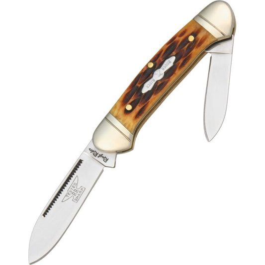 RR058 BUTTER BEAN Mini Canoe Amber Jigged